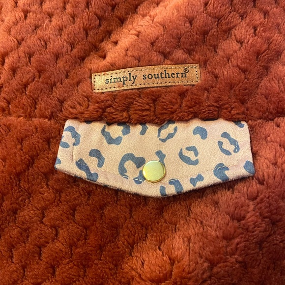 Simply Southern Simply Soft Leopard Pullover Size XL - Picture 5 of 6